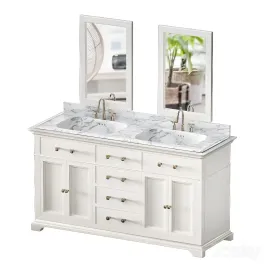 Double bathroom vanity set see more by azzuri